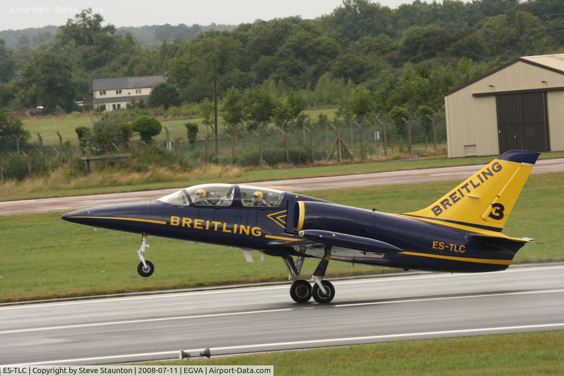 ES-TLC, Aero L-39 Albatros C/N 533223, Taken at the Royal International Air Tattoo 2008 during arrivals and departures (show days cancelled due to bad weather)