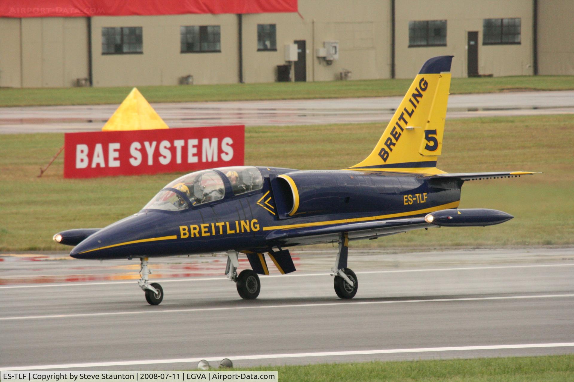 ES-TLF, Aero L-39C Albatros C/N 132114, Taken at the Royal International Air Tattoo 2008 during arrivals and departures (show days cancelled due to bad weather)