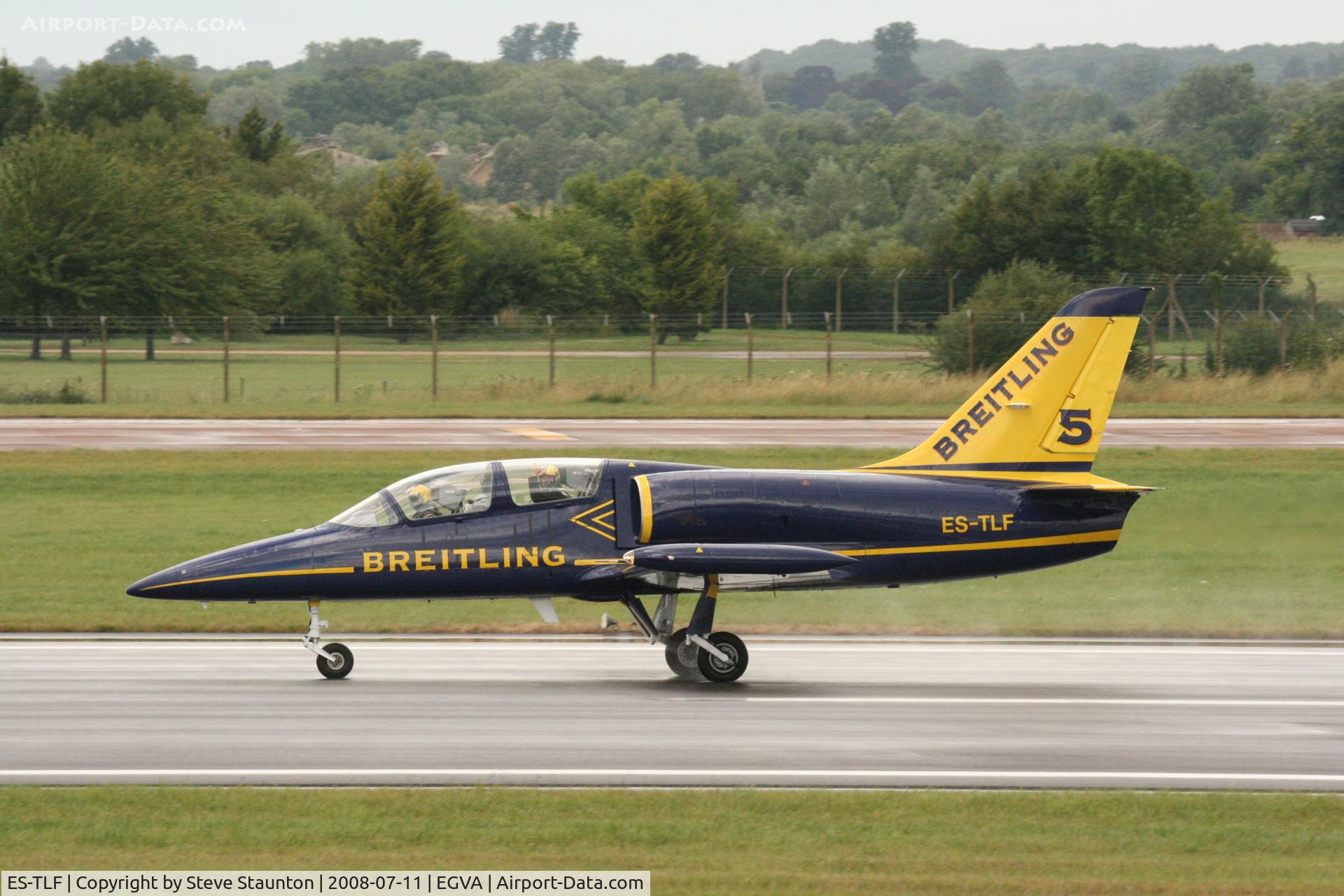 ES-TLF, Aero L-39C Albatros C/N 132114, Taken at the Royal International Air Tattoo 2008 during arrivals and departures (show days cancelled due to bad weather)