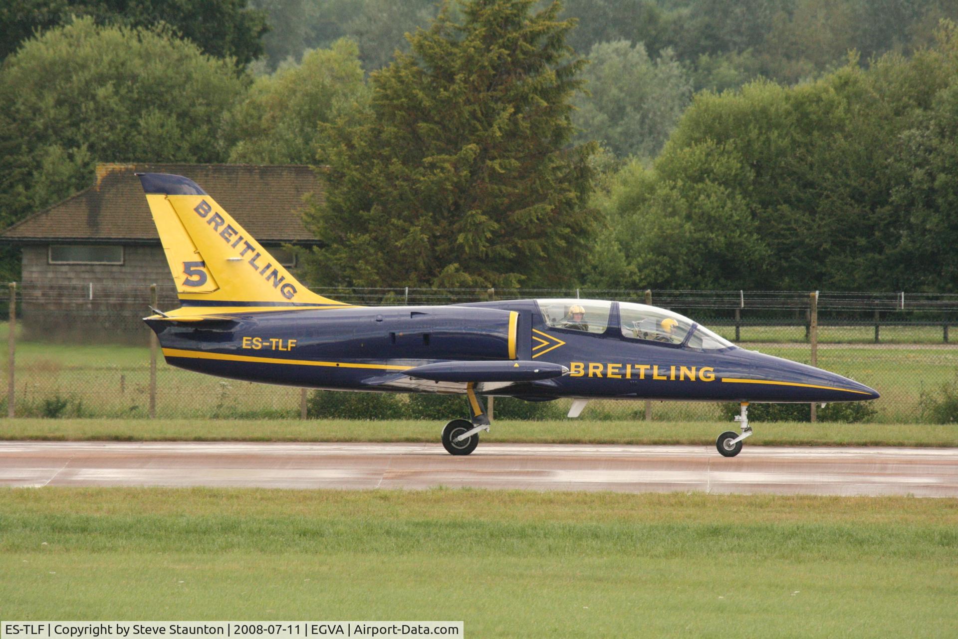 ES-TLF, Aero L-39C Albatros C/N 132114, Taken at the Royal International Air Tattoo 2008 during arrivals and departures (show days cancelled due to bad weather)