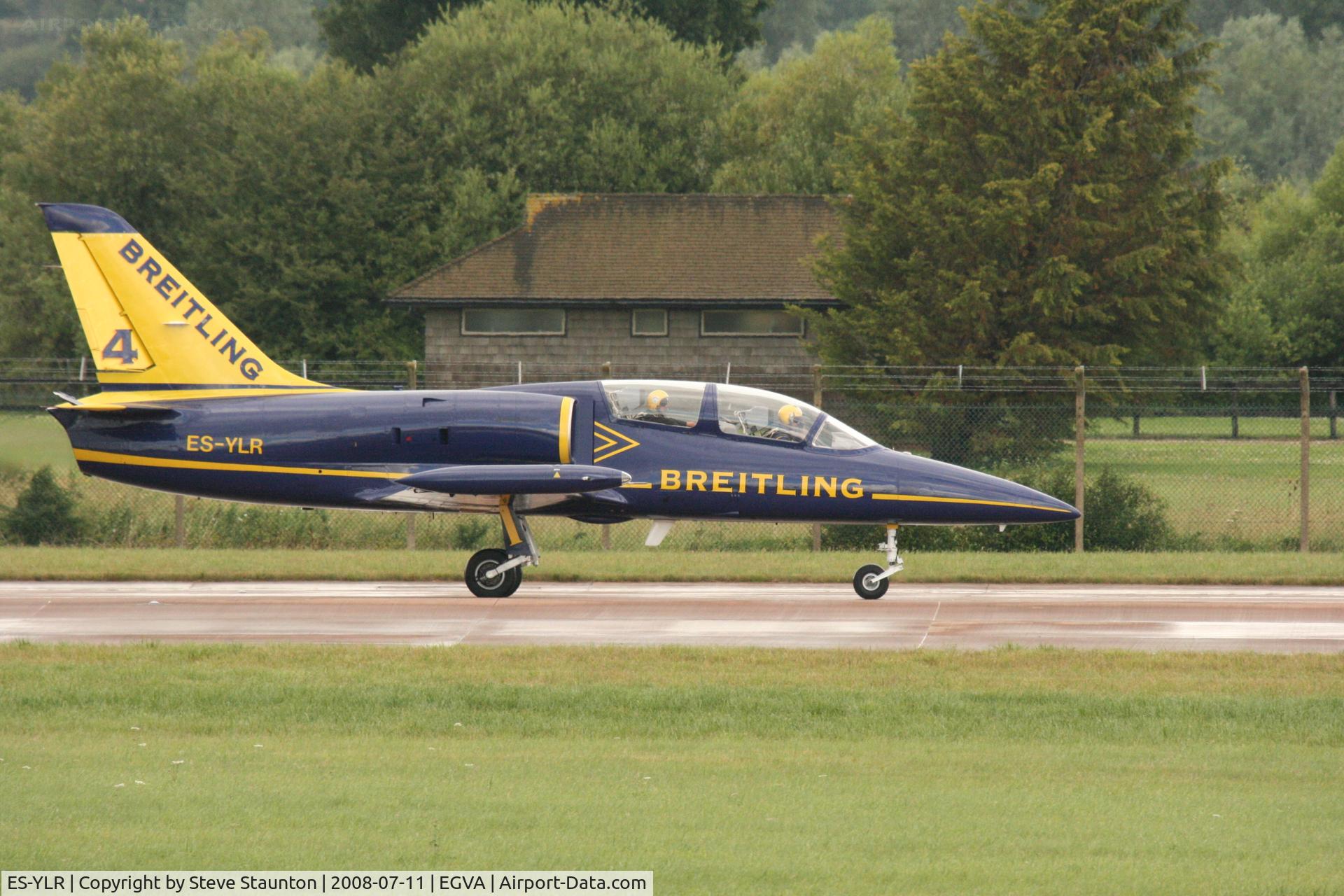 ES-YLR, Aero L-39 Albatros C/N 691880, Taken at the Royal International Air Tattoo 2008 during arrivals and departures (show days cancelled due to bad weather)