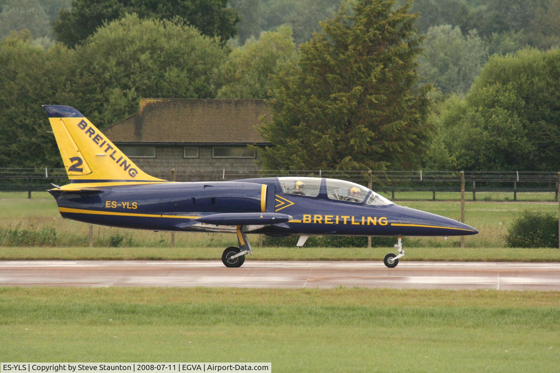 ES-YLS, Aero L-39 Albatros C/N 691881, Taken at the Royal International Air Tattoo 2008 during arrivals and departures (show days cancelled due to bad weather)