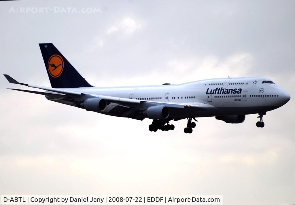 D-ABTL, 2002 Boeing 747-430 C/N 29872, Lufthansa