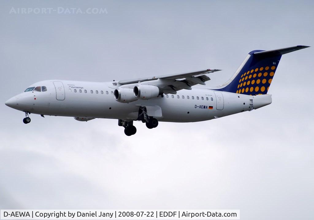 D-AEWA, 1990 British Aerospace BAe.146-300A C/N E3163, Lufthansa