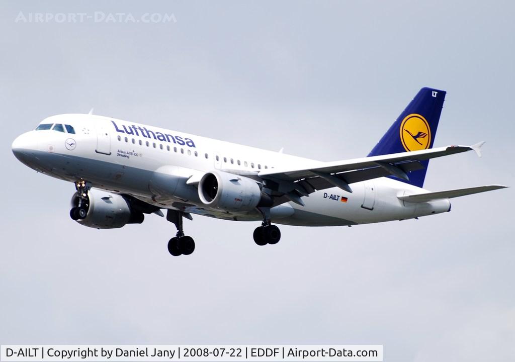 D-AILT, 1997 Airbus A319-114 C/N 738, Lufthansa