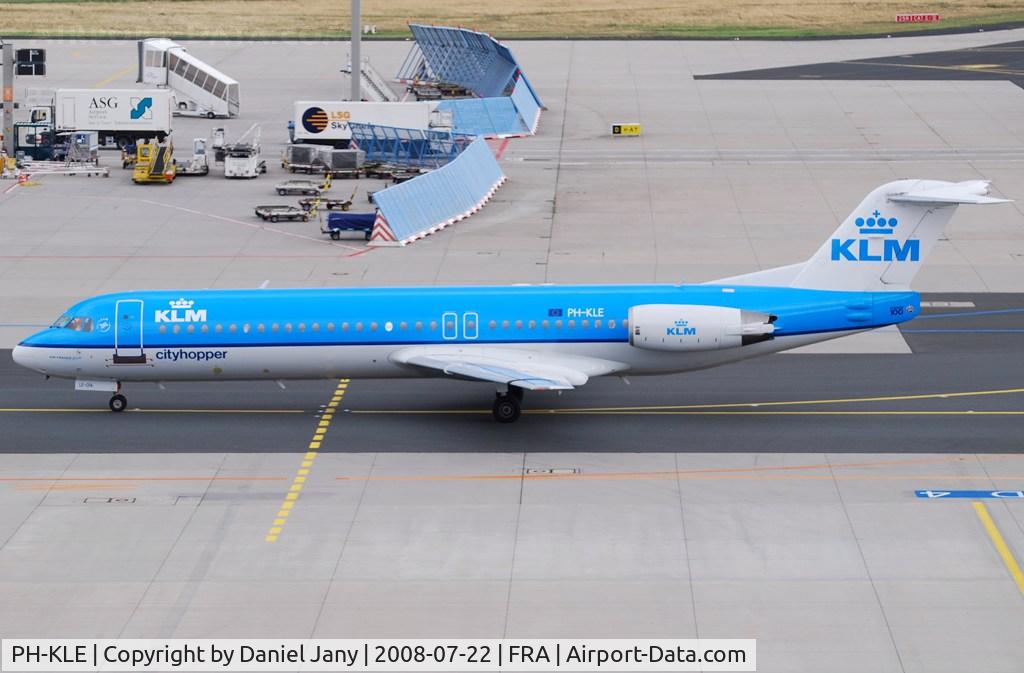PH-KLE, 1989 Fokker 100 (F-28-0100) C/N 11270, KLM