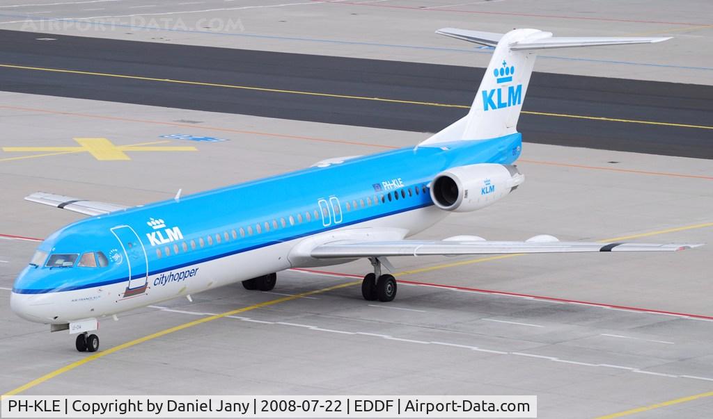 PH-KLE, 1989 Fokker 100 (F-28-0100) C/N 11270, KLM