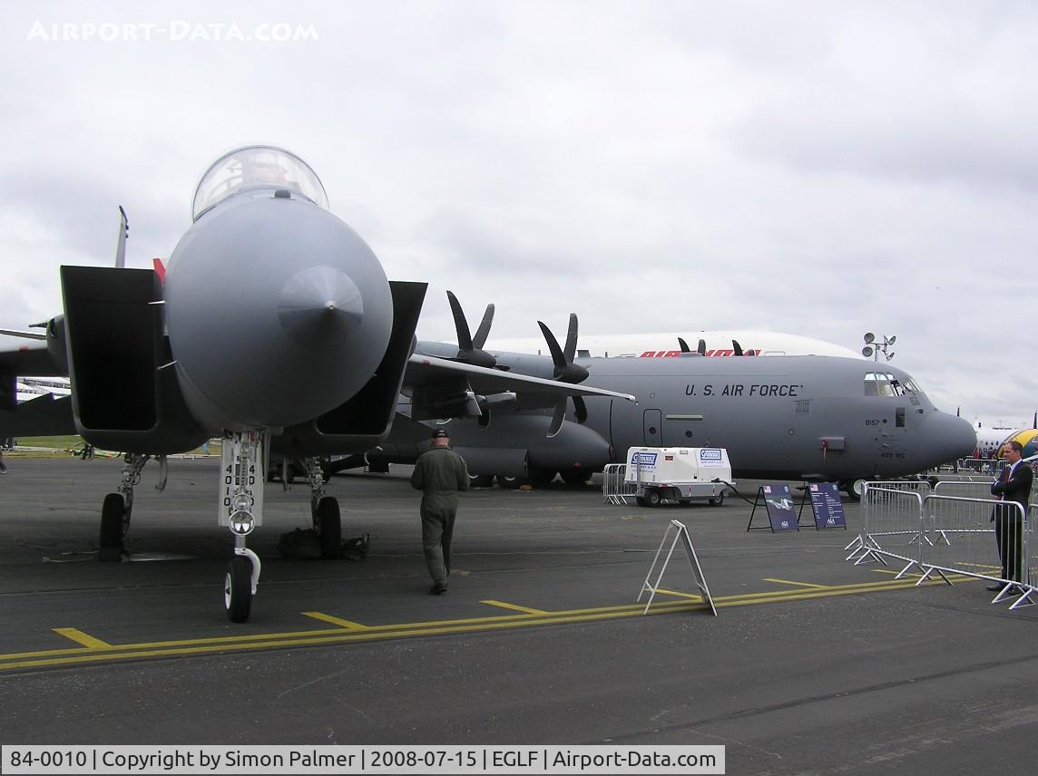 84-0010, 1984 McDonnell Douglas F-15C Eagle C/N 0919/C313, F-15C exhibited at Farnborough