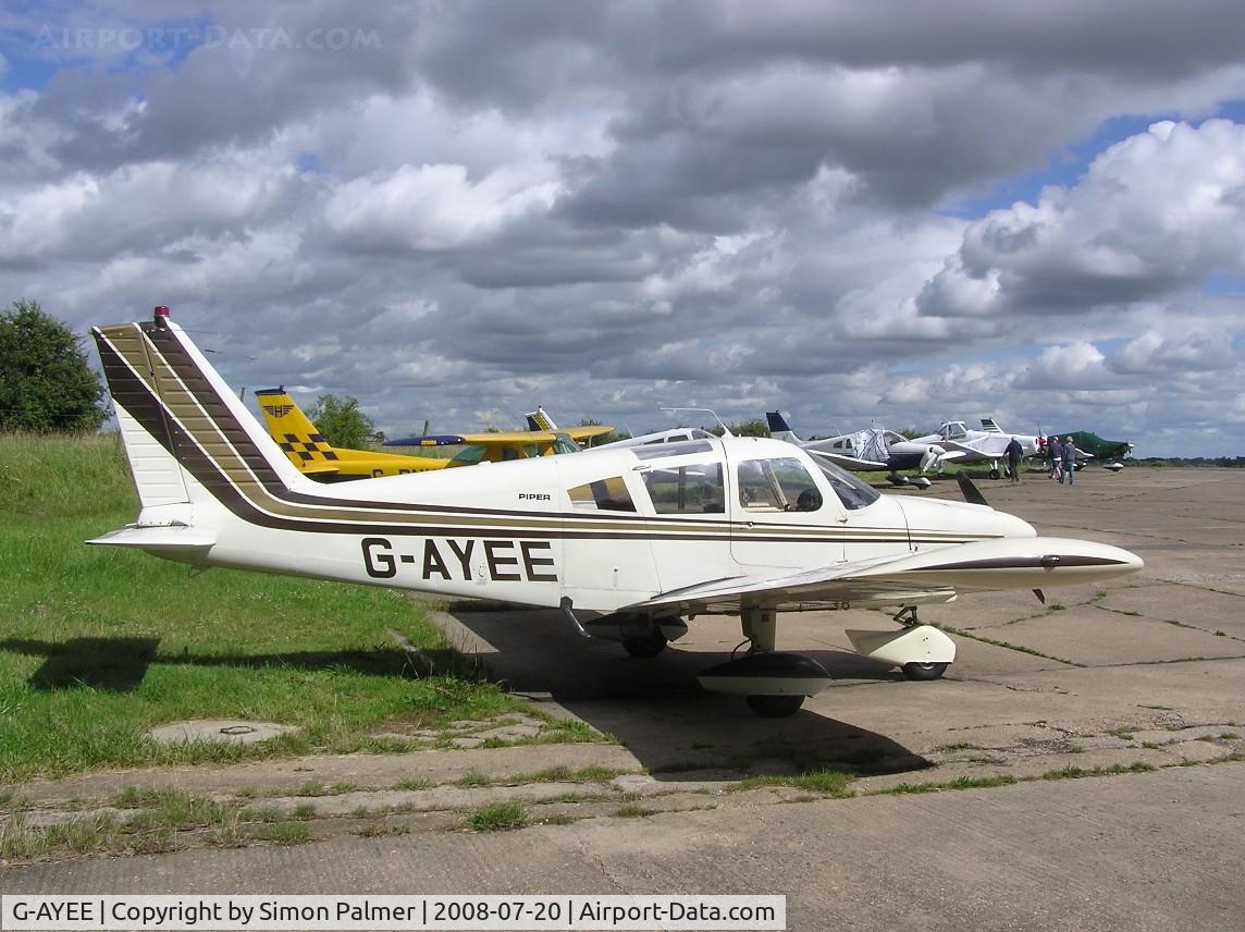 G-AYEE, 1970 Piper PA-28-180 Cherokee C/N 28-5813, PA-28 at Hinton