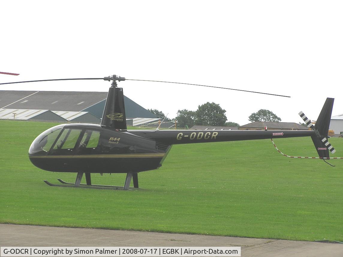 G-ODCR, 2008 Robinson R44 Raven II C/N 12168, R44 at Sywell