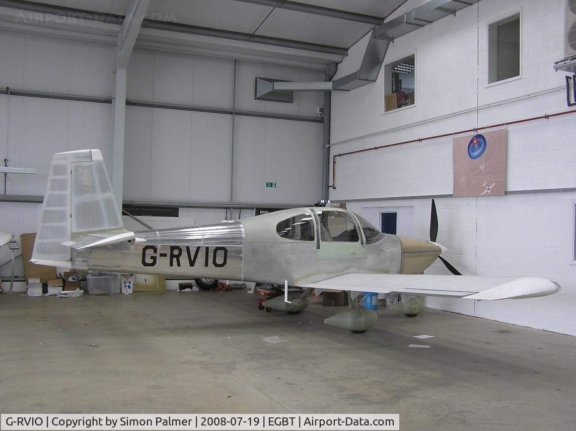 G-RVIO, 2006 Vans RV-10 C/N PFA 339-14547, Vans RV-10 hangared at Turweston