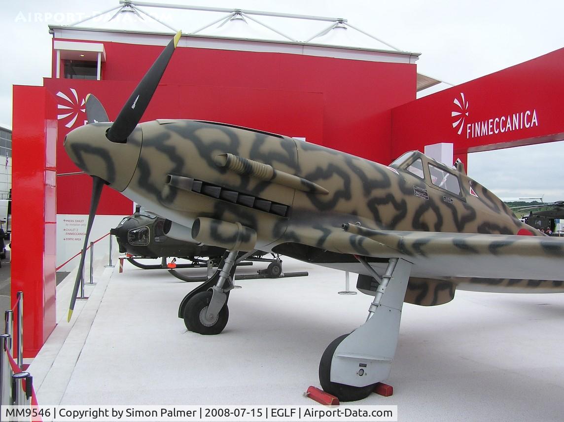 MM9546, 1942 Macchi MC205 C/N Not found MM9546, Macchi M202 exhibited at Farnborough