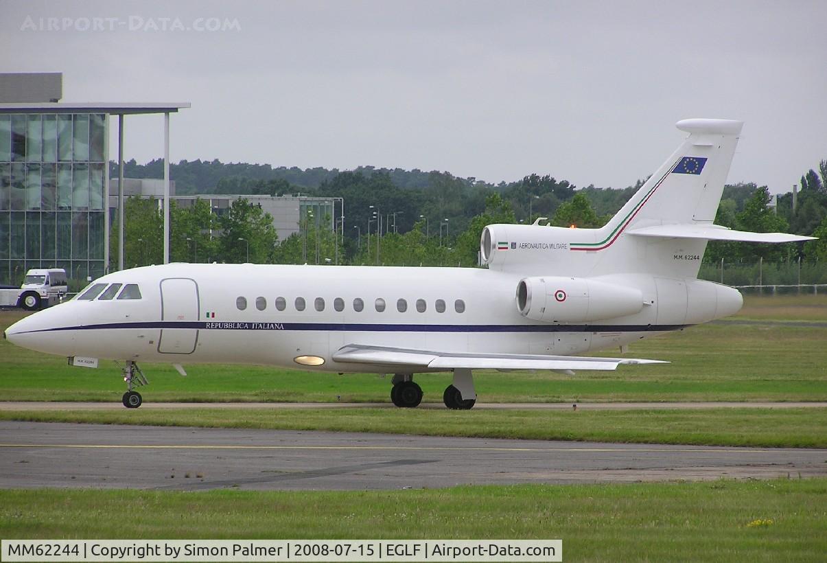 MM62244, 2005 Dassault Falcon 900EX C/N 149, Falcon 900 departing Farnborough