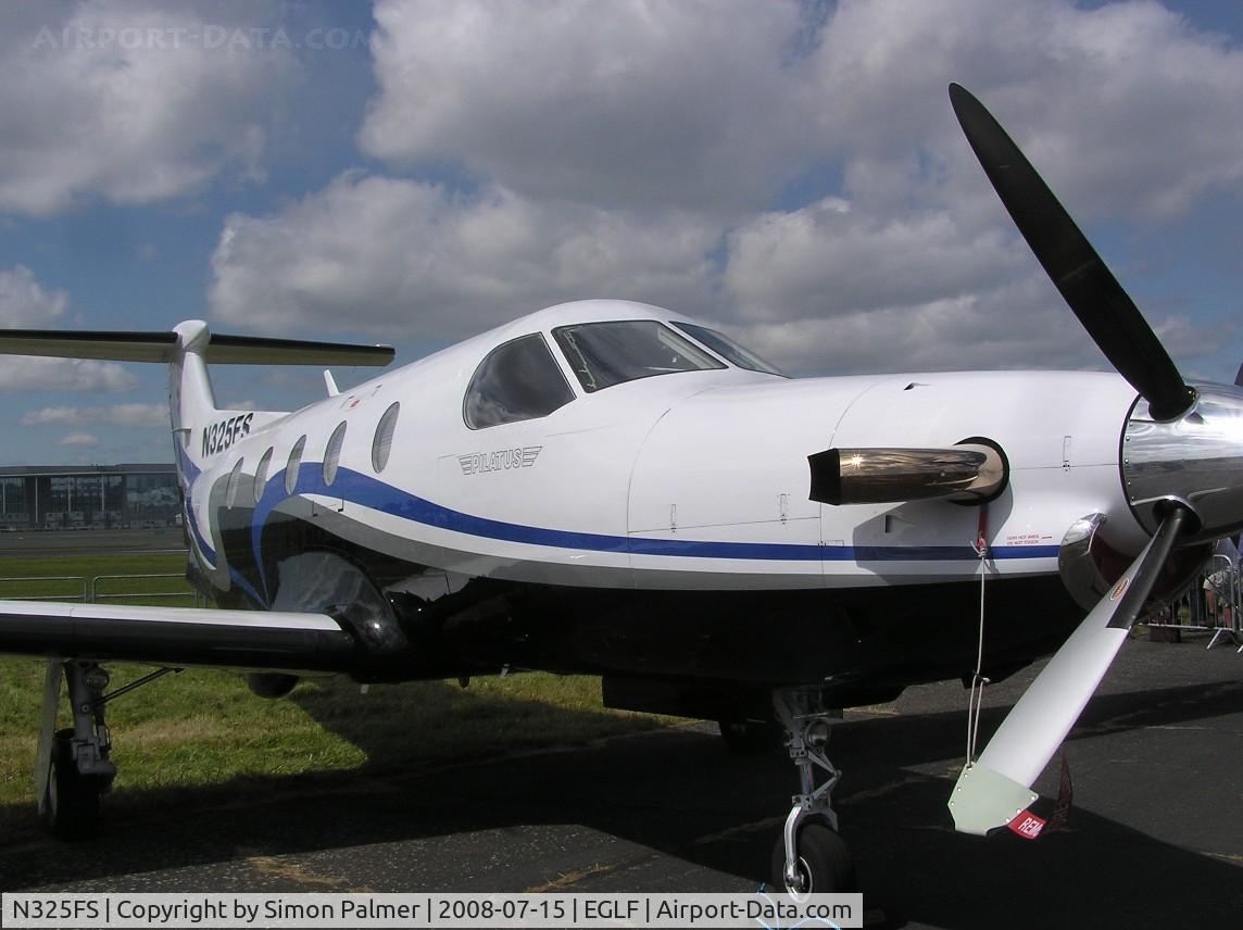 N325FS, 2006 Pilatus PC-12/47 C/N 746, PC-12 exhibited at Farnborough
