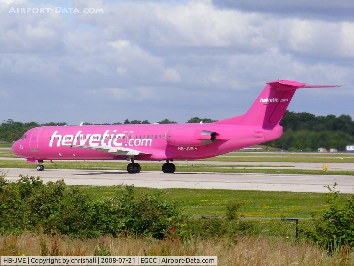 HB-JVE, 1993 Fokker 100 (F-28-0100) C/N 11459, Helvetic Airlines