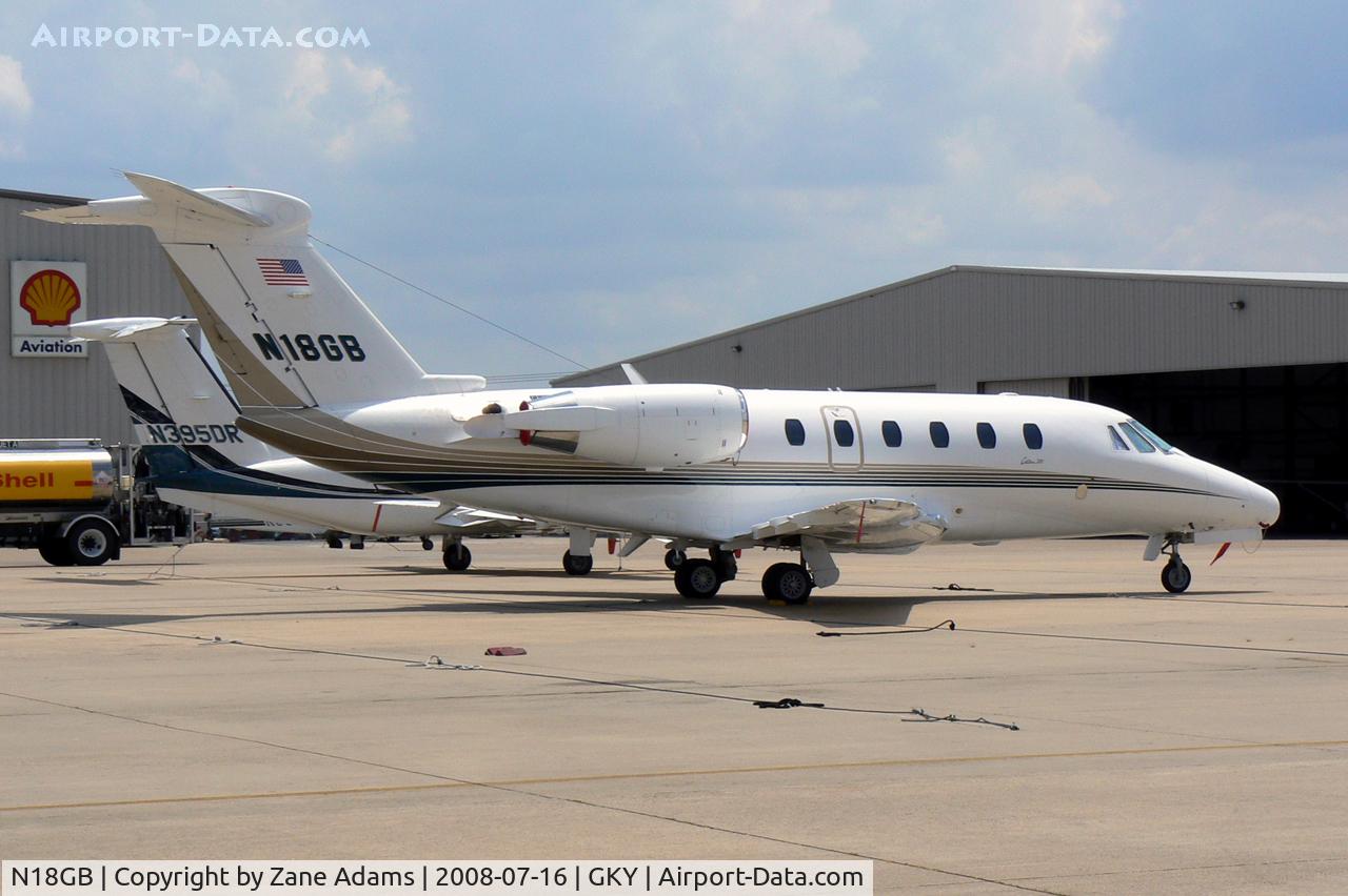 N18GB, 1995 Cessna 650 Citation VII C/N 650-7048, At Arlington Municipal