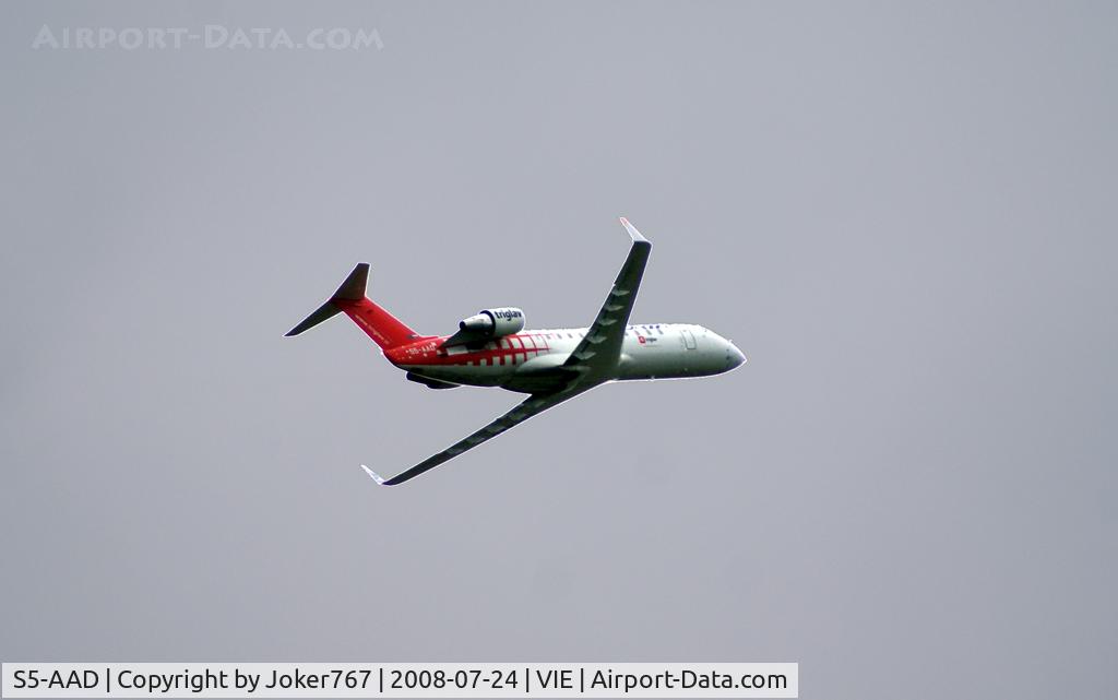 S5-AAD, 1997 Canadair CRJ-200LR (CL-600-2B19) C/N 7166, Adria Airways Canadair Regional Jet CRJ200LR