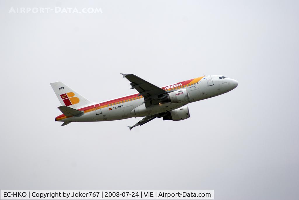 EC-HKO, 2000 Airbus A319-111 C/N 1362, Iberia Airbus A319-111