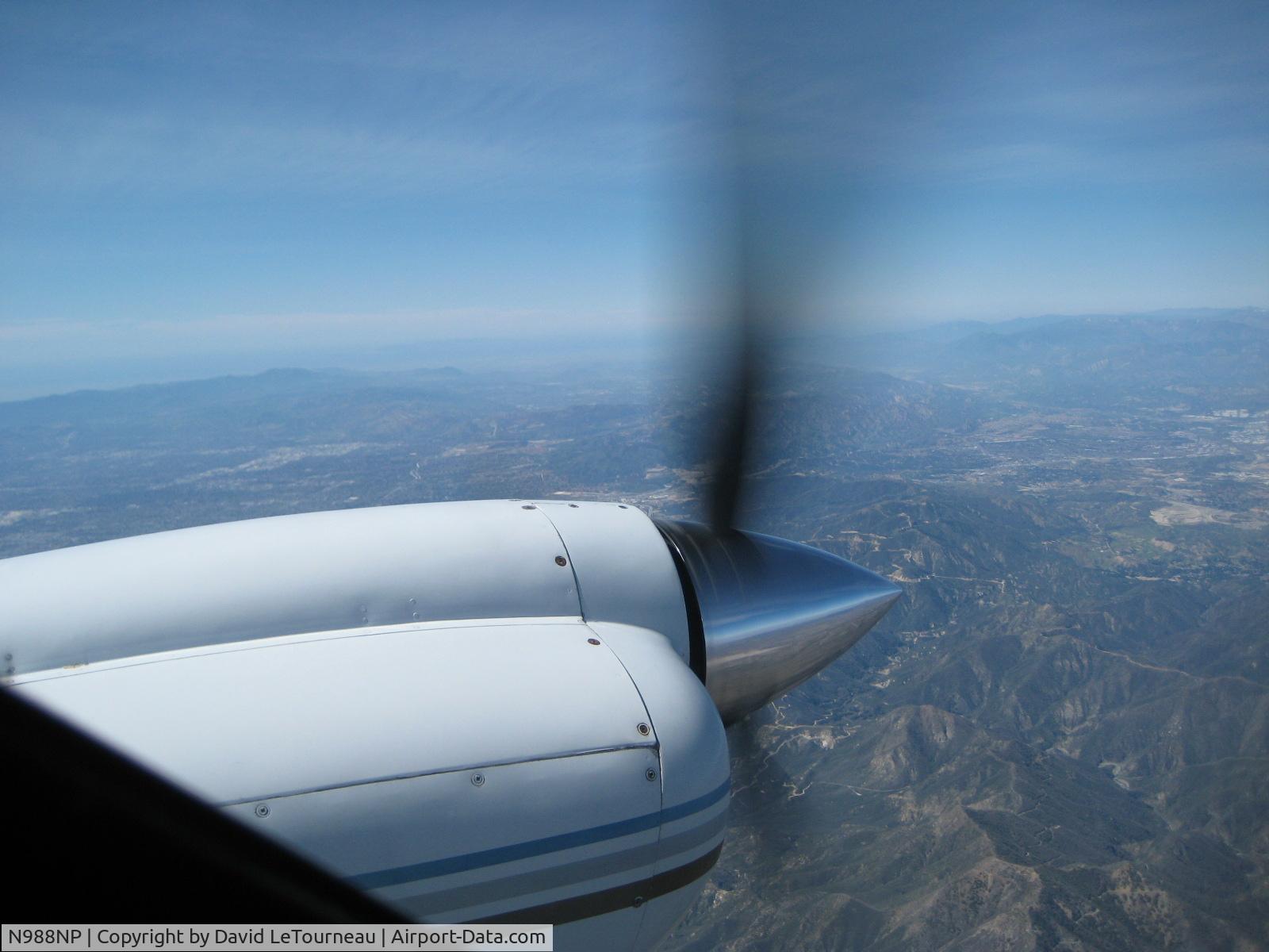 N988NP, 1976 Cessna 421C Golden Eagle C/N 421C0211, Left Engine