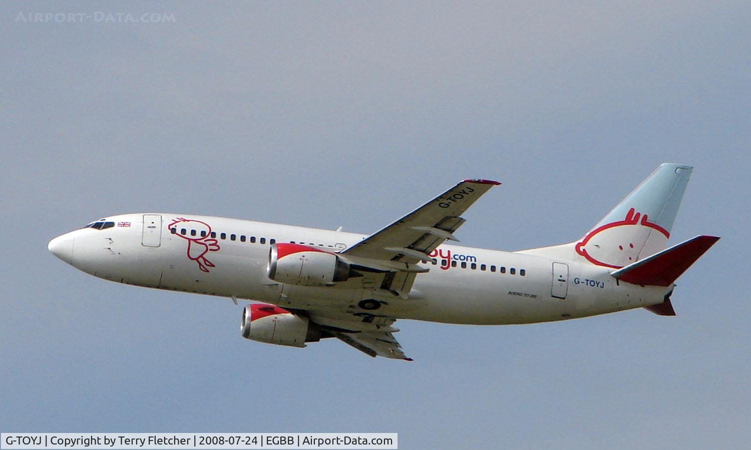 G-TOYJ, 1996 Boeing 737-36M C/N 28332, BMI Baby 's ex Indonesian B737 machine at Birmingham UK