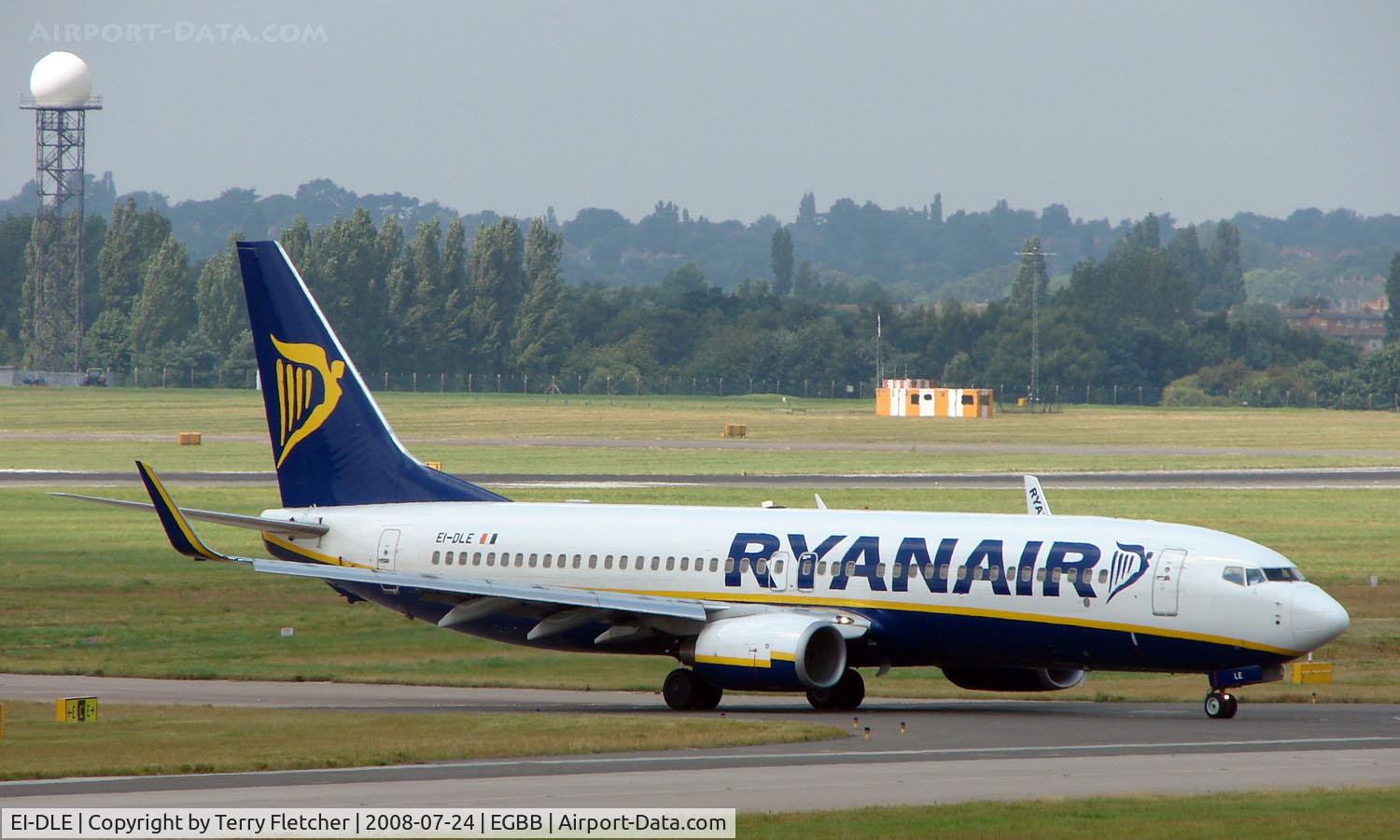 EI-DLE, 2006 Boeing 737-8AS C/N 33587, Ryanair B737-8 at Birmingham UK