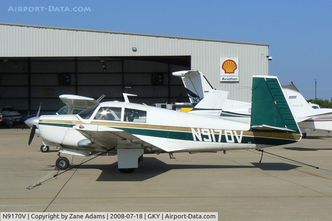 N9170V, 1969 Mooney M20C Ranger C/N 690032, At Arlington Municipal