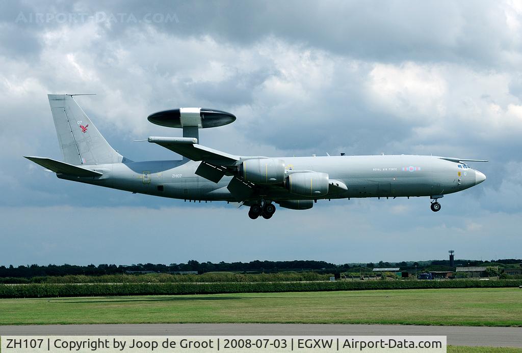 ZH107, 1991 Boeing E-3D Sentry AEW.1 C/N 24499, Among all participants of the air day this Sentry landed at its home base.