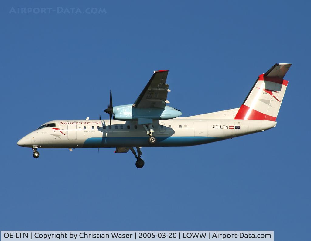OE-LTN, 1998 De Havilland Canada DHC-8-314Q Dash 8 C/N 531, Austrian Arrows