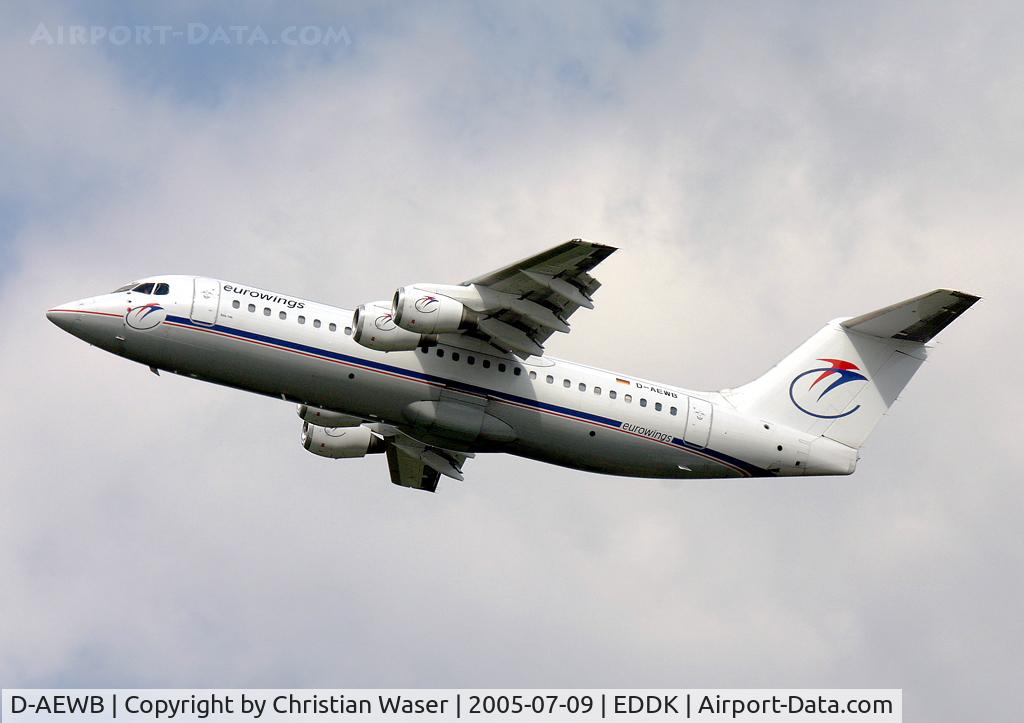 D-AEWB, 1990 British Aerospace BAe.146-300 C/N E3183, Eurowings