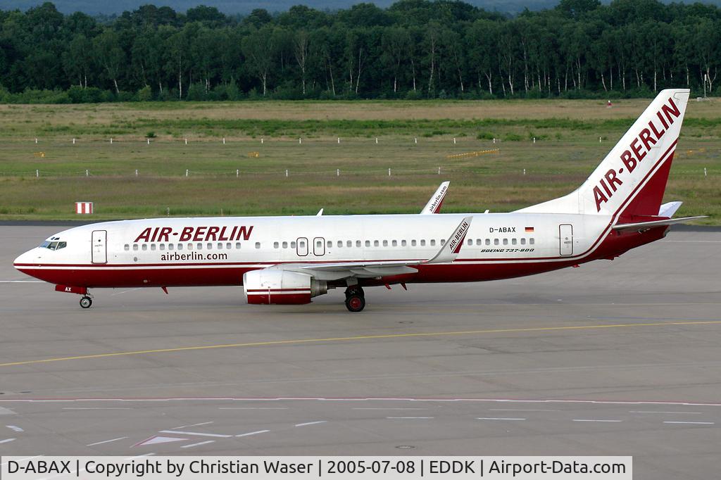 D-ABAX, 2000 Boeing 737-86J C/N 30063, Air Berlin