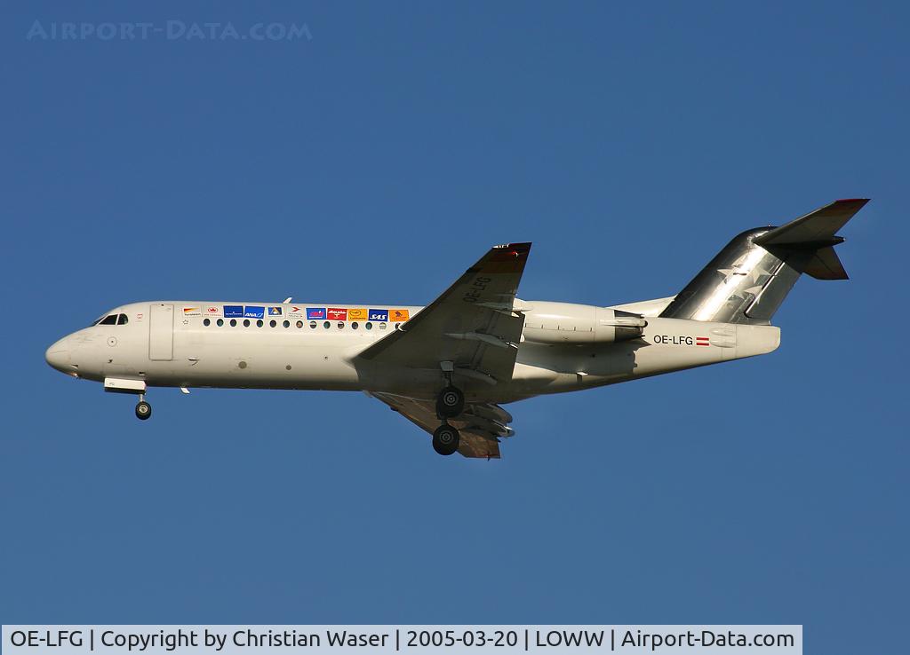 OE-LFG, 1995 Fokker 70 (F-28-0070) C/N 11549, Austrian