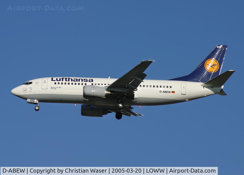 D-ABEW, 1995 Boeing 737-330 C/N 27905, Lufthansa