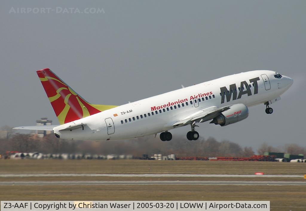 Z3-AAF, 1988 Boeing 737-3B7 C/N 23858, MAT