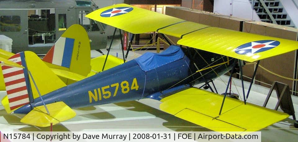 N15784, 1935 Meyers OTW C/N 1, Displayed at the Combat Air Museum, Topeka, Kansas