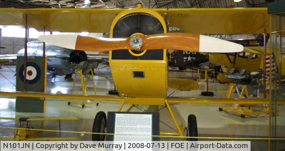 N101JN, 1969 Rowley-Curtiss JN-4D2 Replica C/N R101, Displayed at the Combat Air Museum, Topeka, Kansas