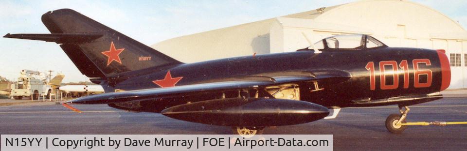 N15YY, 1955 Mikoyan-Gurevich MiG-15bis C/N 1B01016, Displayed at the Combat Air Museum, Topeka, Kansas