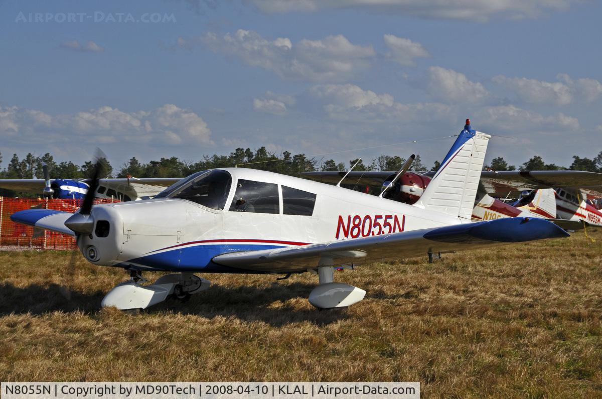 N8055N, 1968 Piper PA-28-140 C/N 28-25303, Taxiing out for a local flight during Sun'N Fun '08