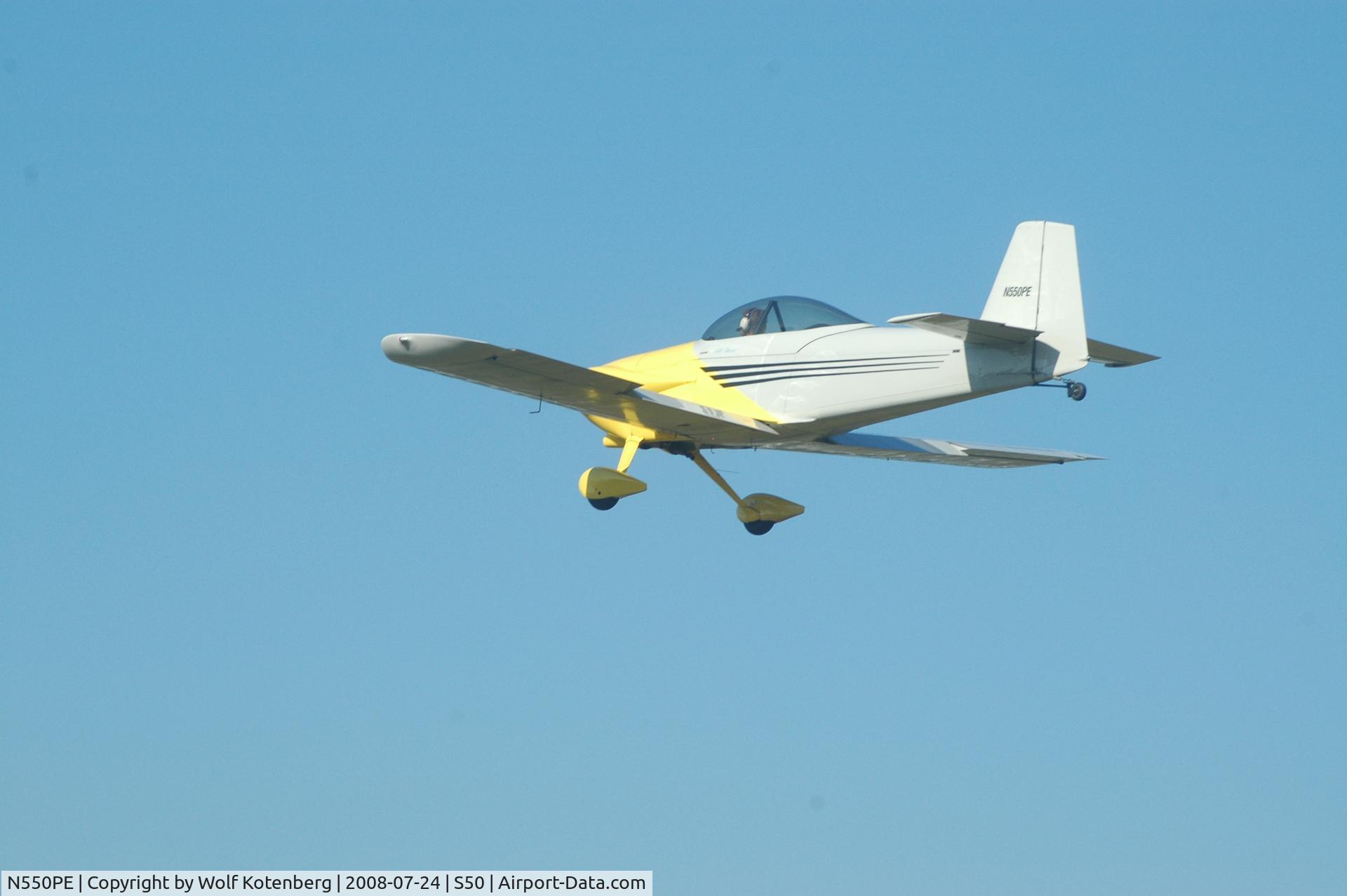 N550PE, Vans RV-4 C/N 550, landing