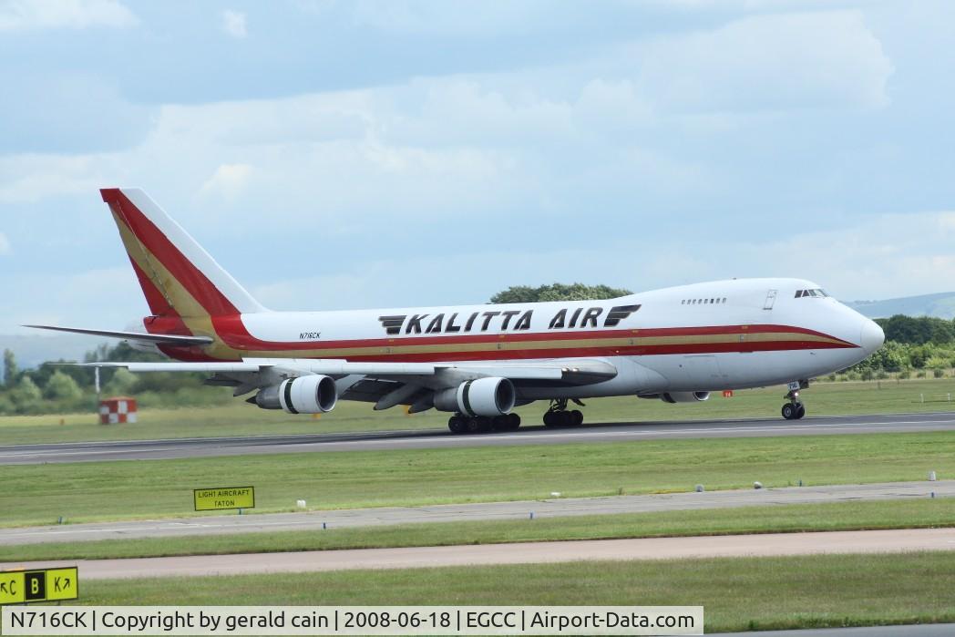 N716CK, 1970 Boeing 747-122SF C/N 19753, arrival manchester