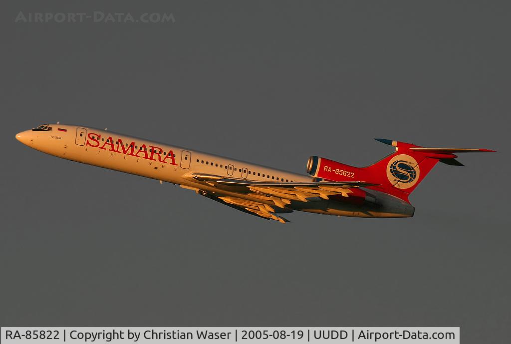 RA-85822, Tupolev Tu-154M C/N 89A806, Samara Airlines