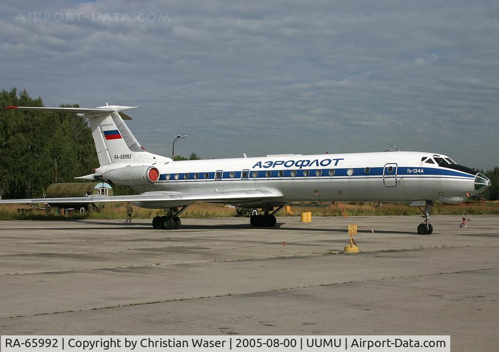RA-65992, Tupolev Tu-134A C/N 63850, Aeroflot