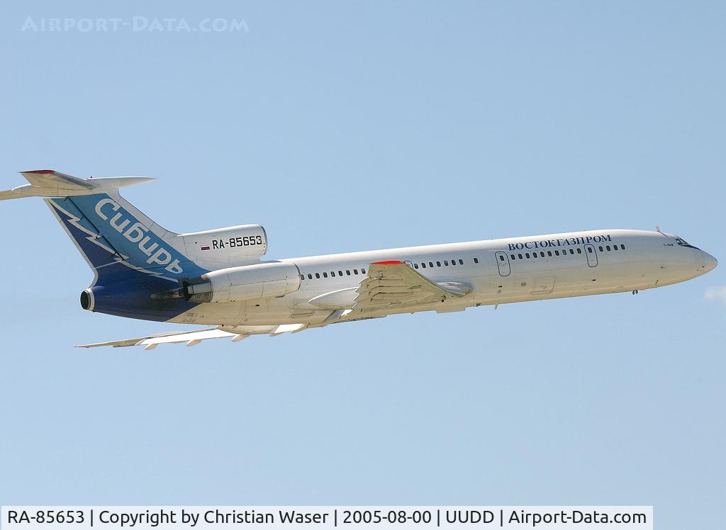 RA-85653, 1988 Tupolev Tu-154M C/N 88A795, Vostokgazprom (Sibir)