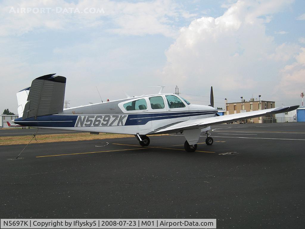 N5697K, 1964 Beech S35 Bonanza C/N D-7620, N5697K BEECH S35