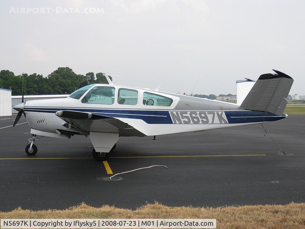 N5697K, 1964 Beech S35 Bonanza C/N D-7620, N5697K BEECH S35
