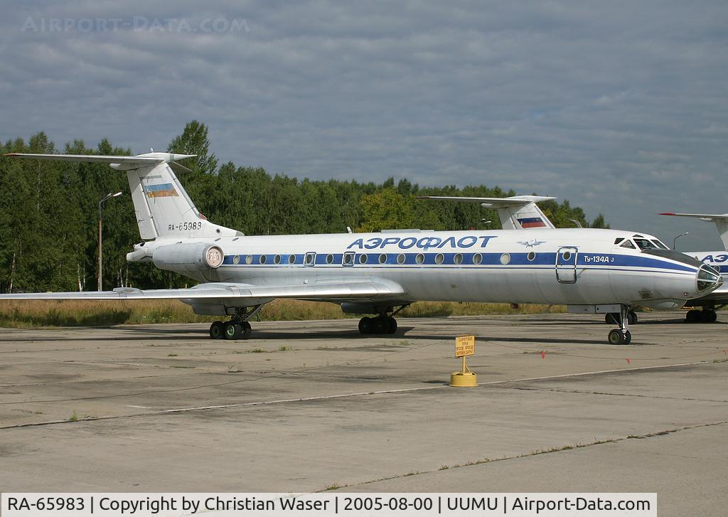 RA-65983, Tupolev Tu-134A C/N 63350, Aeroflot