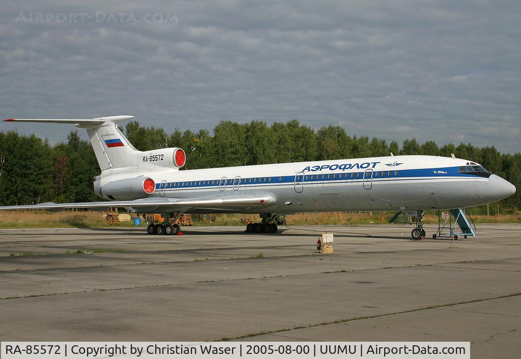 RA-85572, 1983 Tupolev Tu-154B-2 C/N 83A572, Aeroflot