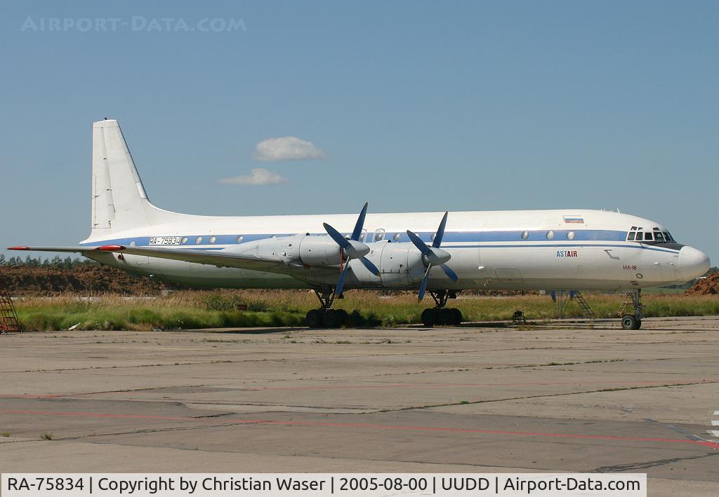 RA-75834, 1962 Ilyushin Il-18V C/N 182005104, Astair