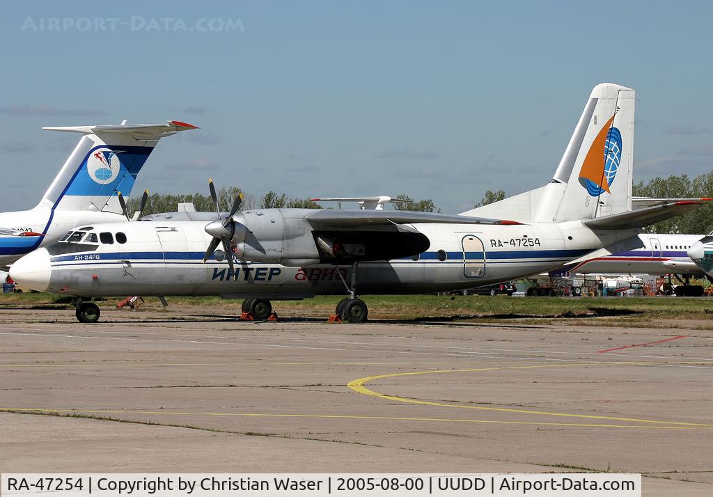 RA-47254, 1972 Antonov An-24RV C/N 27307706, Interavia