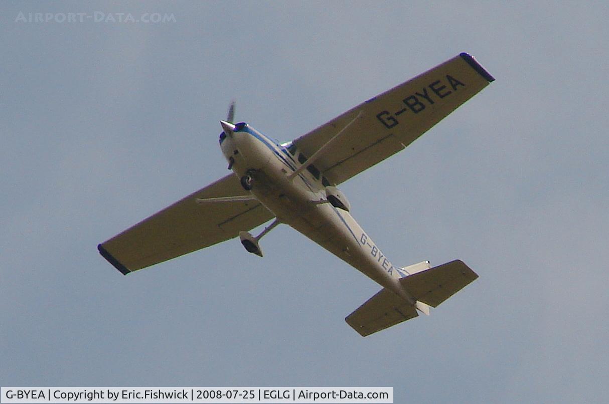 G-BYEA, 1981 Cessna 172P C/N 172-75464, 3. G-BYEA flying over the house