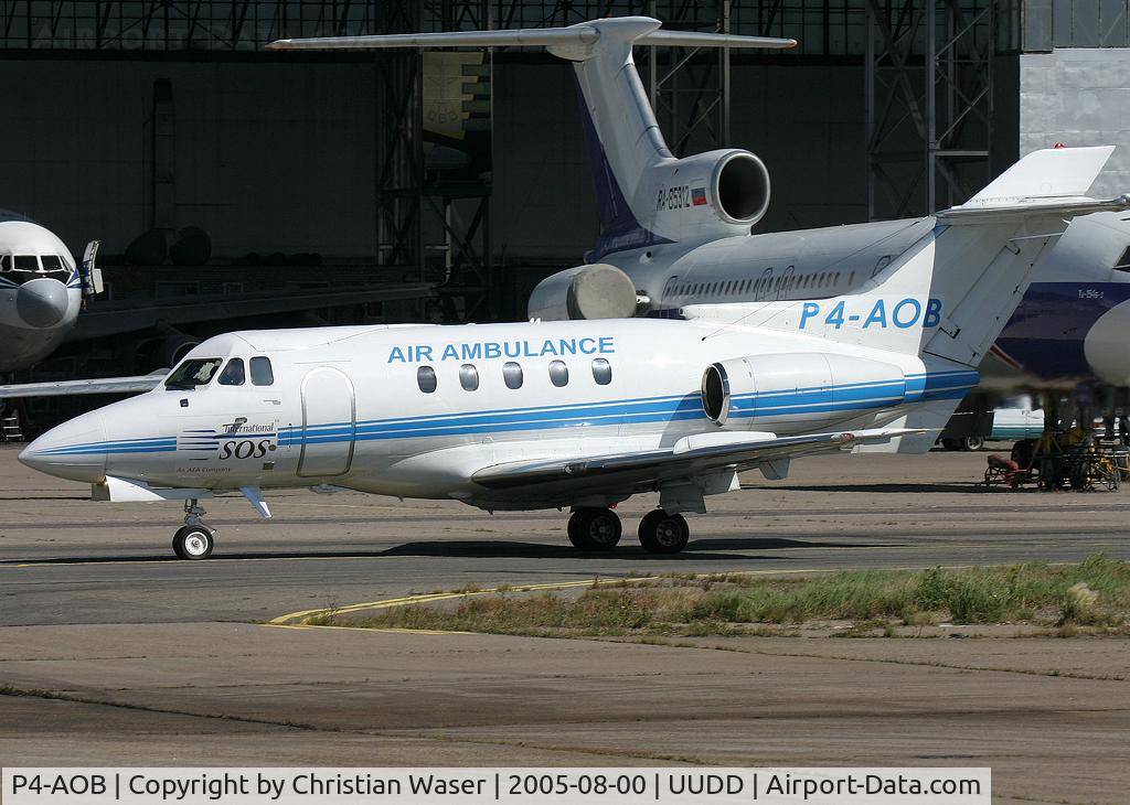 P4-AOB, 1970 Hawker Siddeley HS.125 Series 400A C/N 25222, Air Ambulance